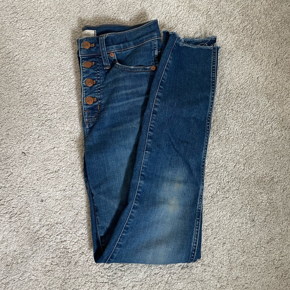 Madewell - size 25 - button up jeans